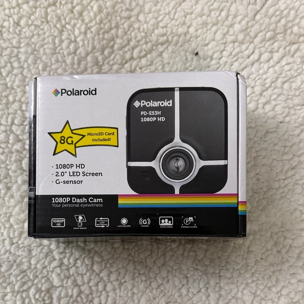 Polaroid Black and White 1080P HD Dash Cam